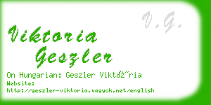 viktoria geszler business card